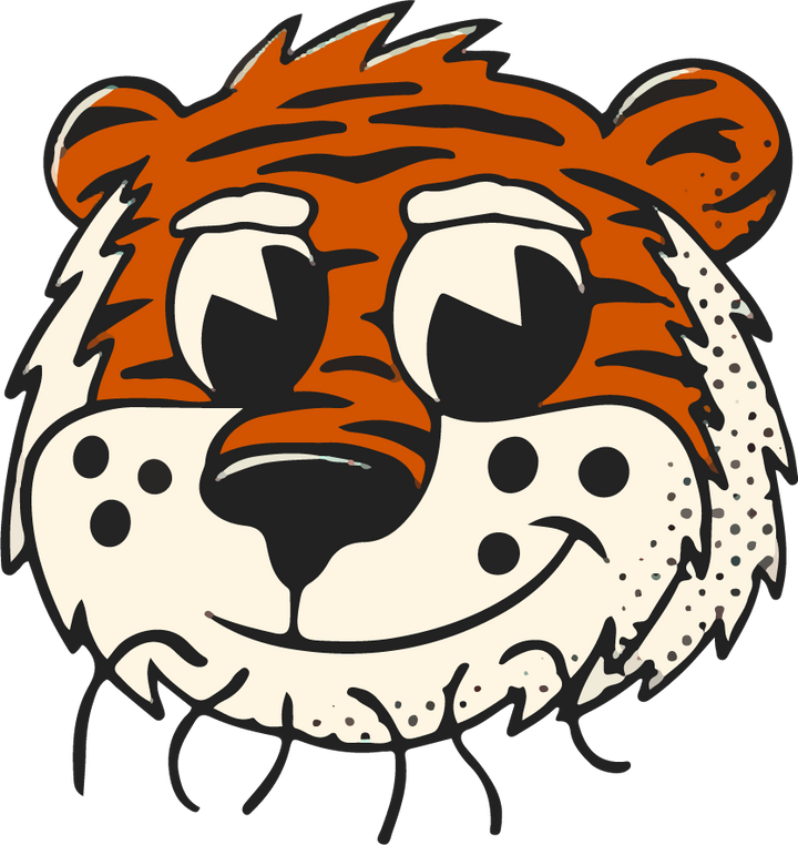 Auburn — Auburn Tigers mascot illustration
