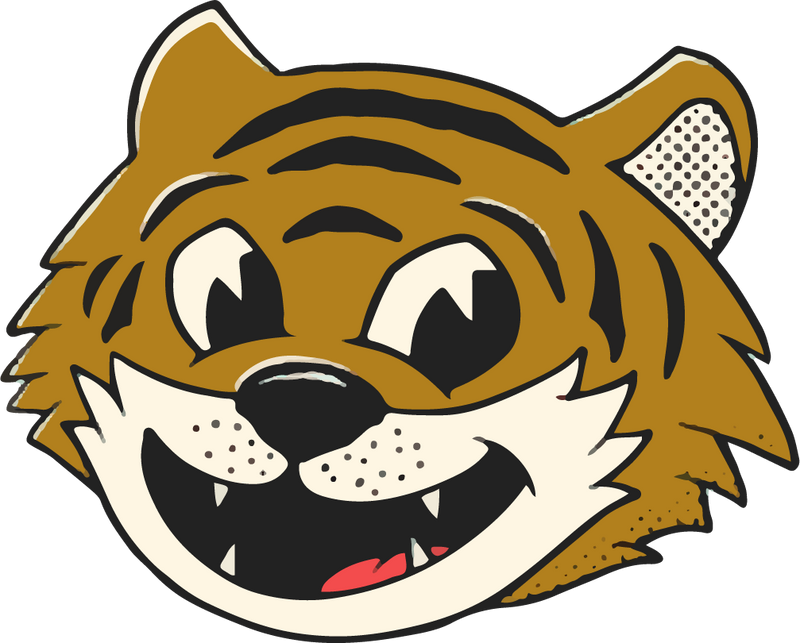 Original mascot illustration — drawn by hand