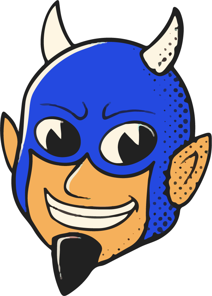 Durham — Duke Blue Devils mascot illustration