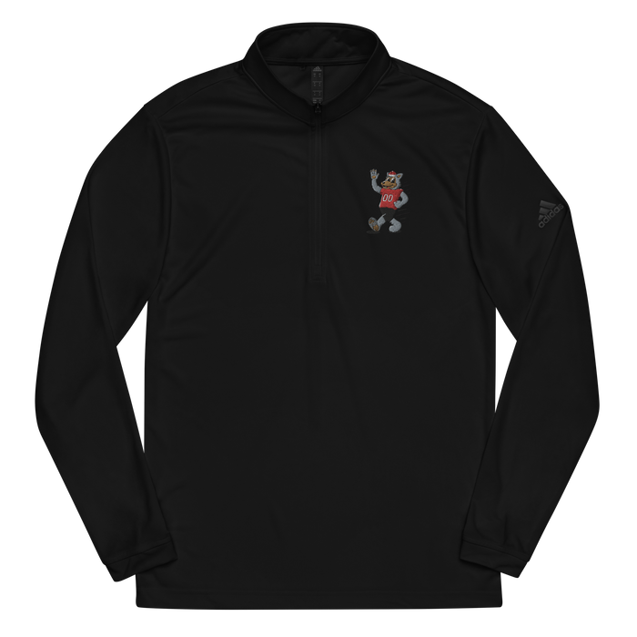 Raleigh NC State Wolfpack vintage quarter zip - black front