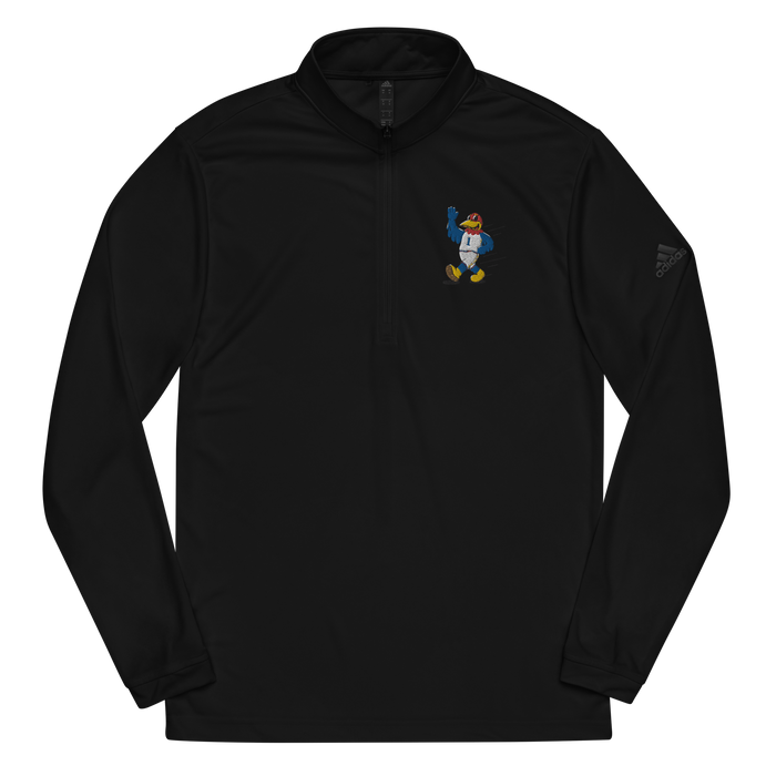 Lawrence Kansas Jayhawks vintage quarter zip - black front