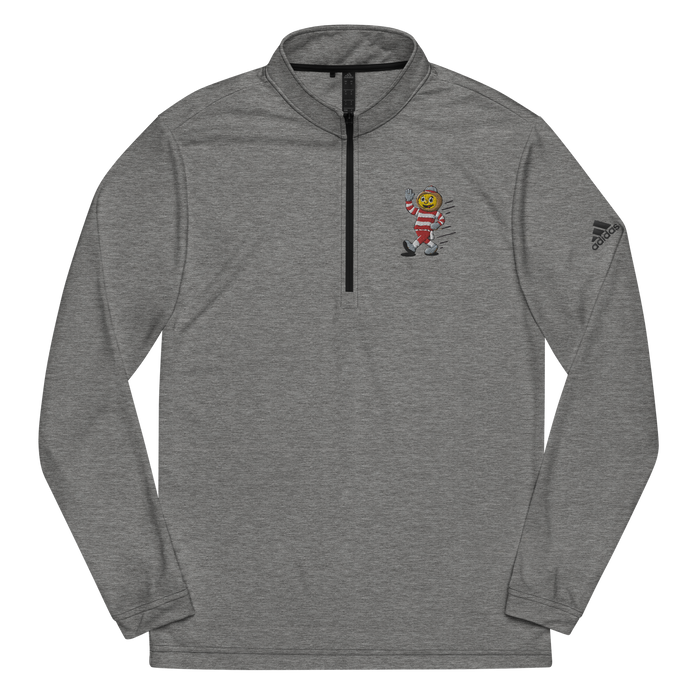 Columbus Ohio State Buckeyes vintage quarter zip - black front
