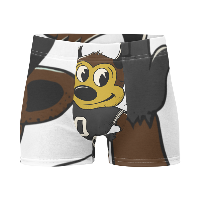 Boulder Colorado Buffaloes vintage boxer briefs - white front