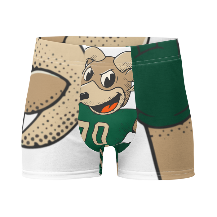 Fort Collins Colorado State Rams vintage boxer briefs - white front
