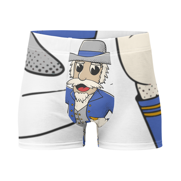 Oxford Ole Miss Rebels vintage boxer briefs - white front