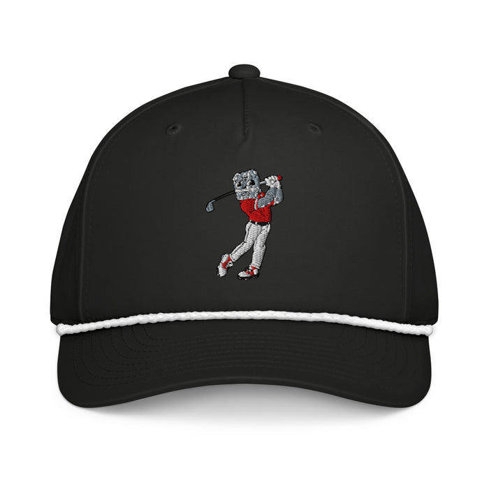 Georgia Bulldogs Golfer rope hat — Black