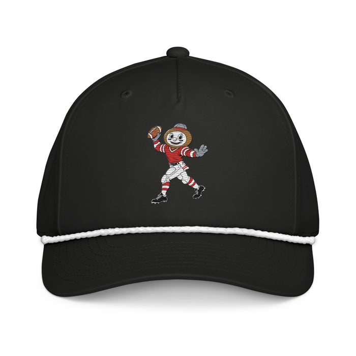 Ohio State Buckeyes Quarterback rope hat — Black