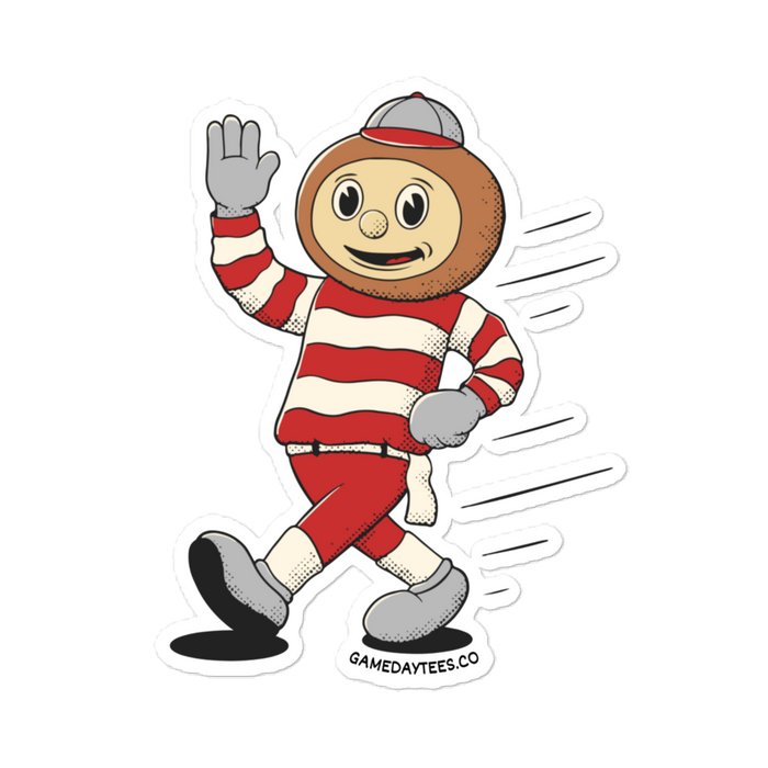 Columbus Ohio State Buckeyes vintage stickers