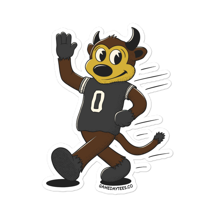 Boulder Colorado Buffaloes vintage stickers