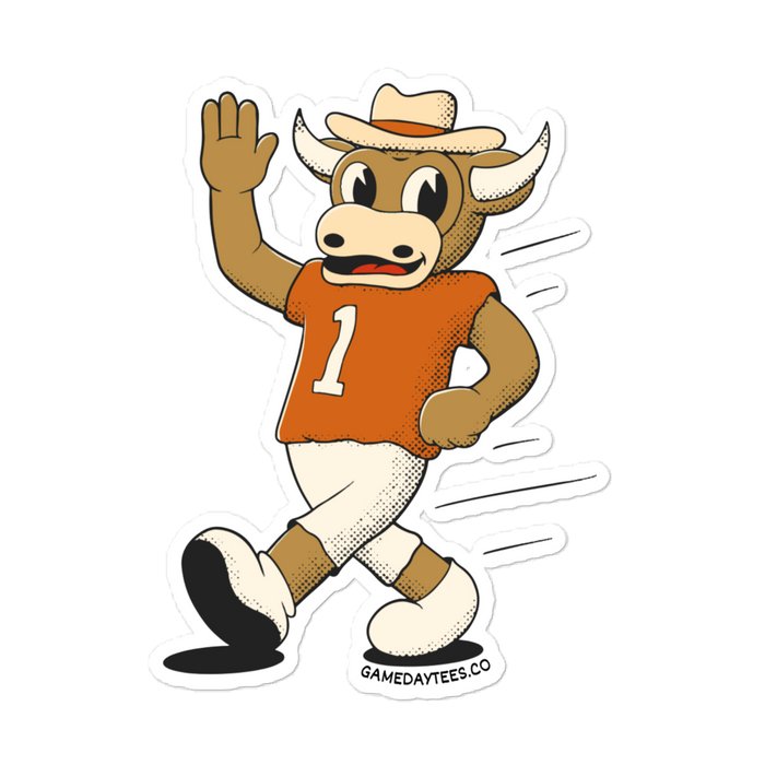 Austin Texas Longhorns vintage stickers