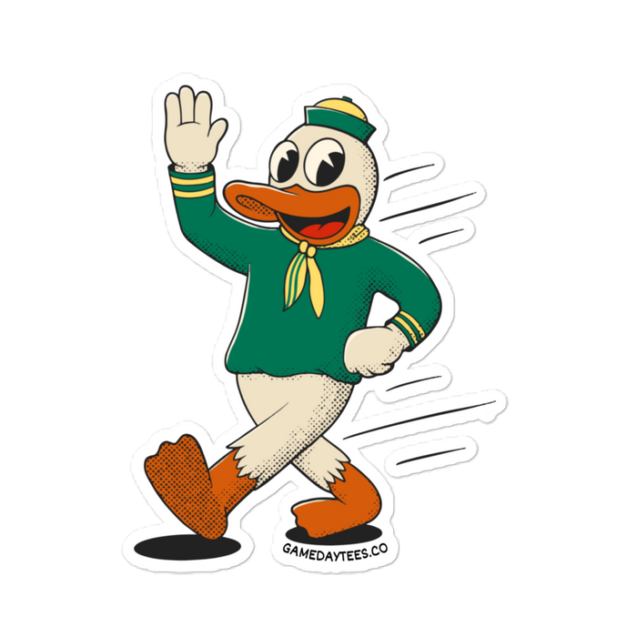 Eugene Oregon Ducks vintage stickers