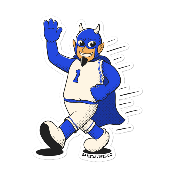Durham Duke Blue Devils vintage stickers
