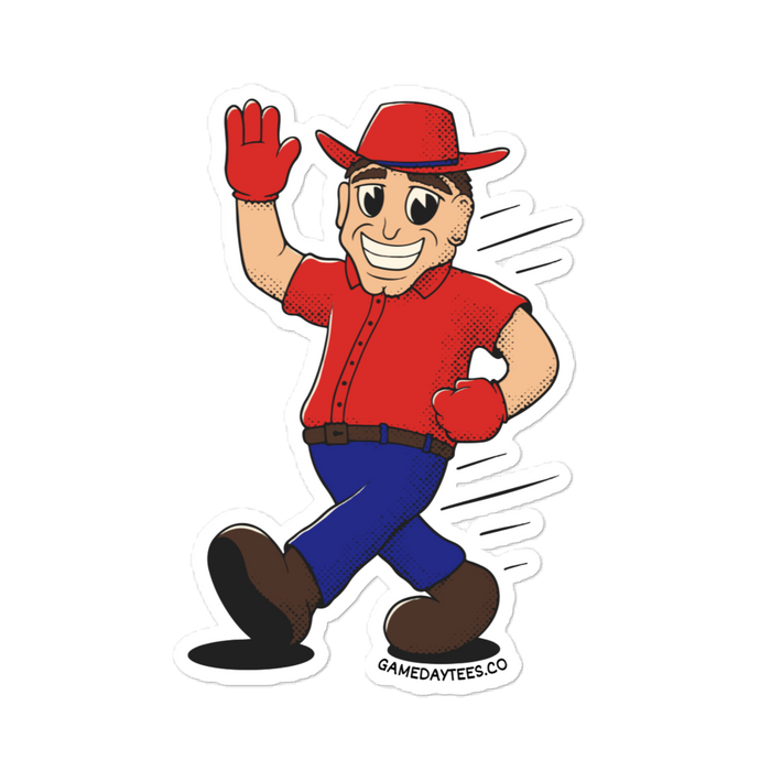 Lincoln Nebraska Cornhuskers vintage stickers