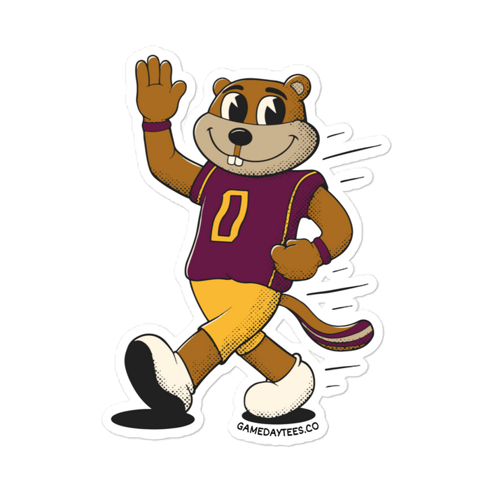 Minneapolis Minnesota Golden Gophers vintage stickers