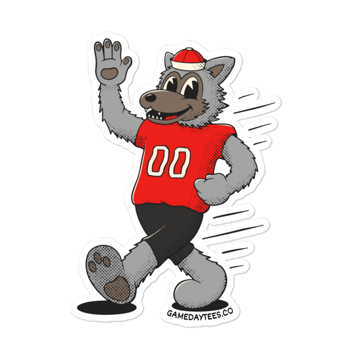 Raleigh NC State Wolfpack vintage stickers