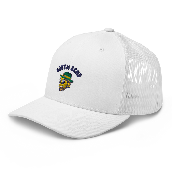South Bend Notre Dame Fighting Irish vintage snapback hat - white front