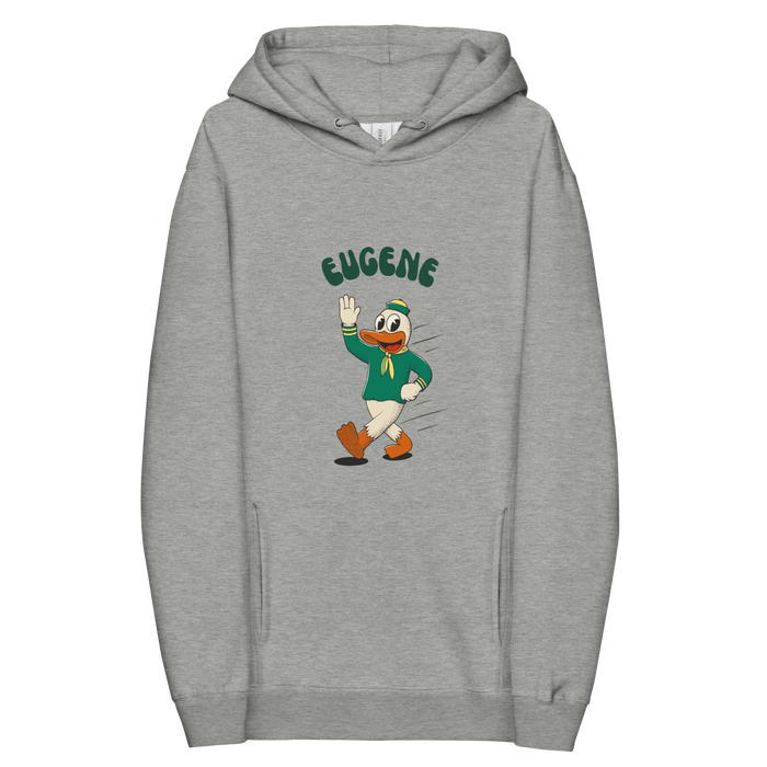 Eugene Oregon Ducks vintage hoodie - grey front