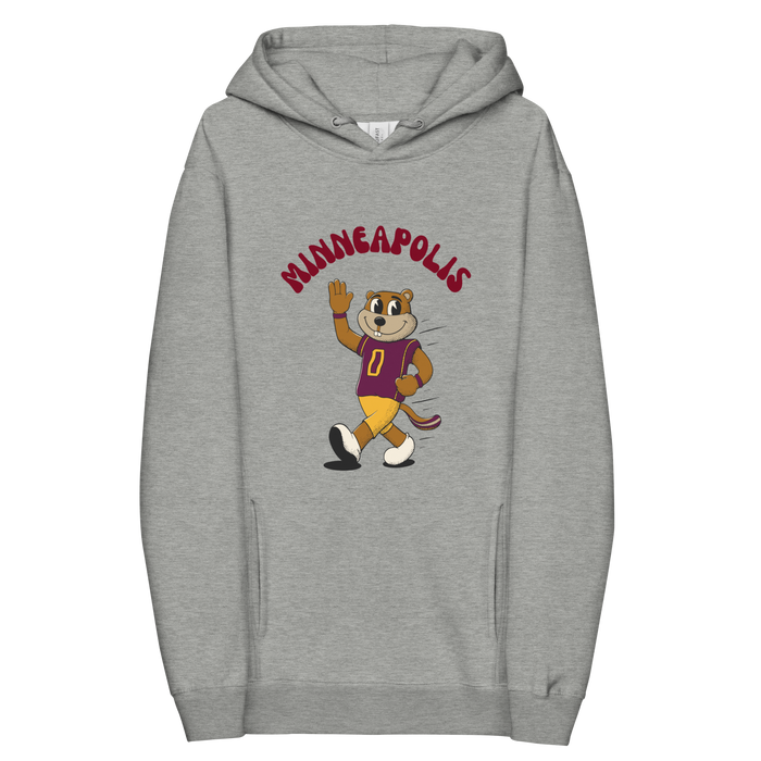 Minneapolis Minnesota Golden Gophers vintage hoodie - grey front
