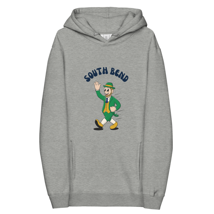 South Bend Notre Dame Fighting Irish vintage hoodie - grey front