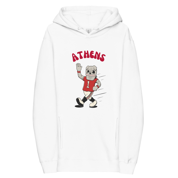 Athens Georgia Bulldogs vintage hoodie - white front