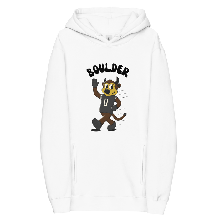 Boulder Colorado Buffaloes vintage hoodie - white front