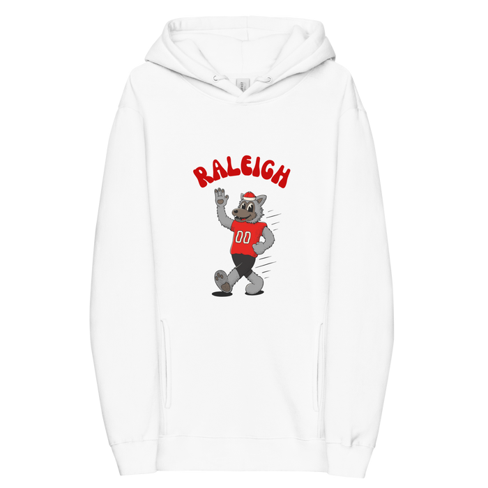 Raleigh NC State Wolfpack vintage hoodie - white front