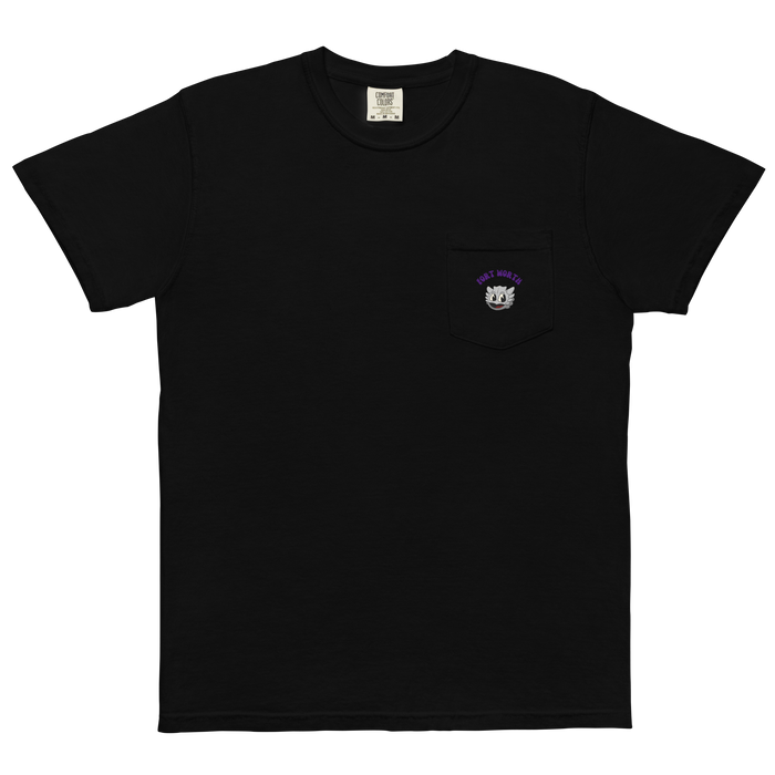 Fort Worth TCU Horned Frogs vintage pocket t-shirt - black front