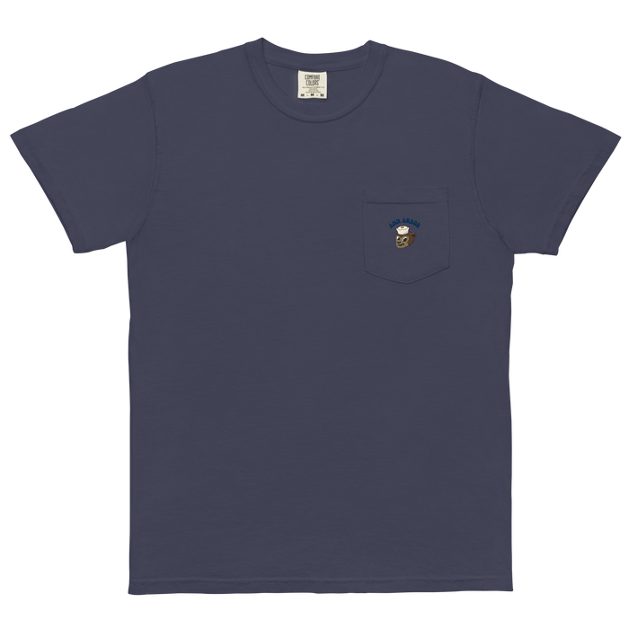 Ann Arbor Michigan Wolverines vintage pocket t-shirt - navy front