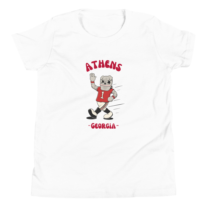 Athens Georgia Bulldogs vintage youth t-shirt - white front