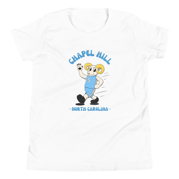 Chapel Hill North Carolina Tar Heels vintage youth t-shirt - white front