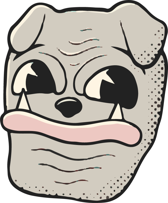 Athens — Georgia Bulldogs mascot illustration