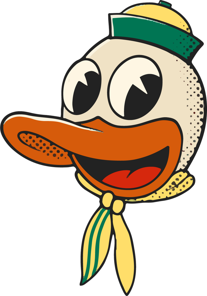 Eugene — Oregon Ducks mascot illustration
