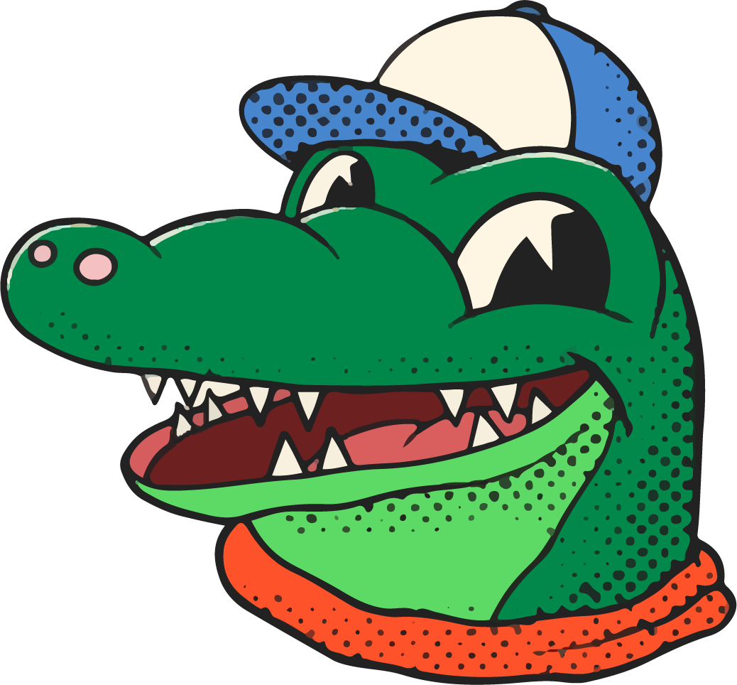 Gainesville — Florida Gators mascot illustration