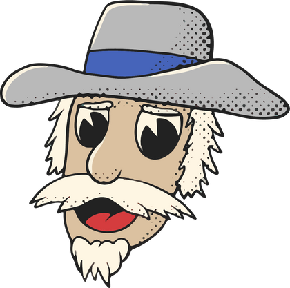 Ole Miss Rebels vintage mascot