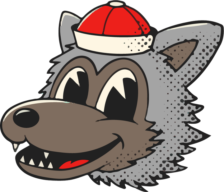 Raleigh — NC State Wolfpack mascot illustration