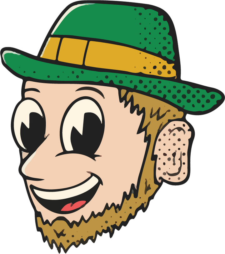 South Bend — Notre Dame Fighting Irish mascot illustration