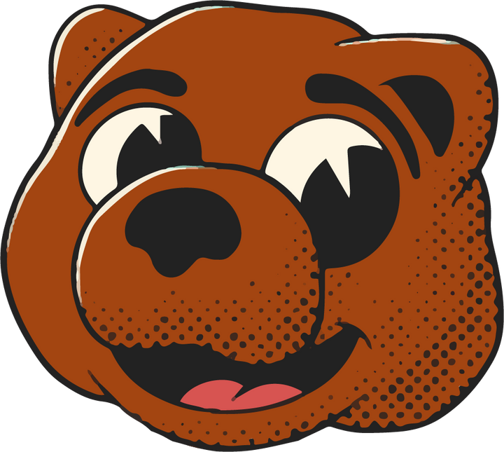 Los Angeles — UCLA Bruins mascot illustration