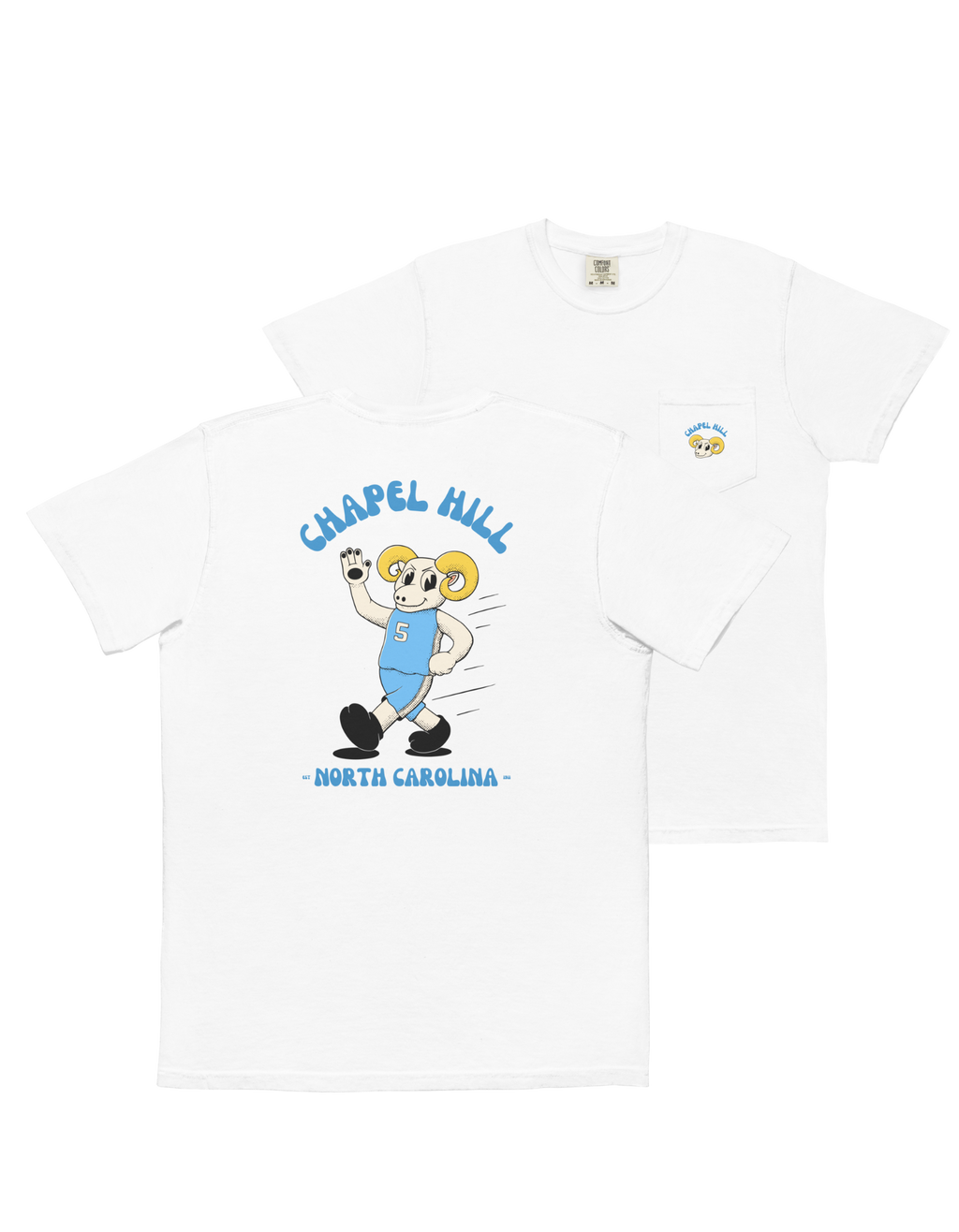 Chapel Hill North Carolina Tar Heels vintage pocket t-shirt