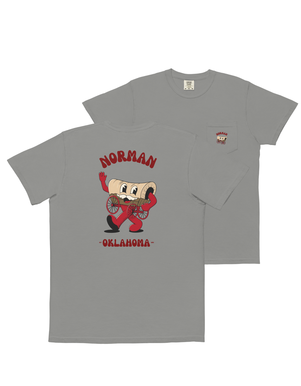Norman Oklahoma Sooners vintage pocket t-shirt