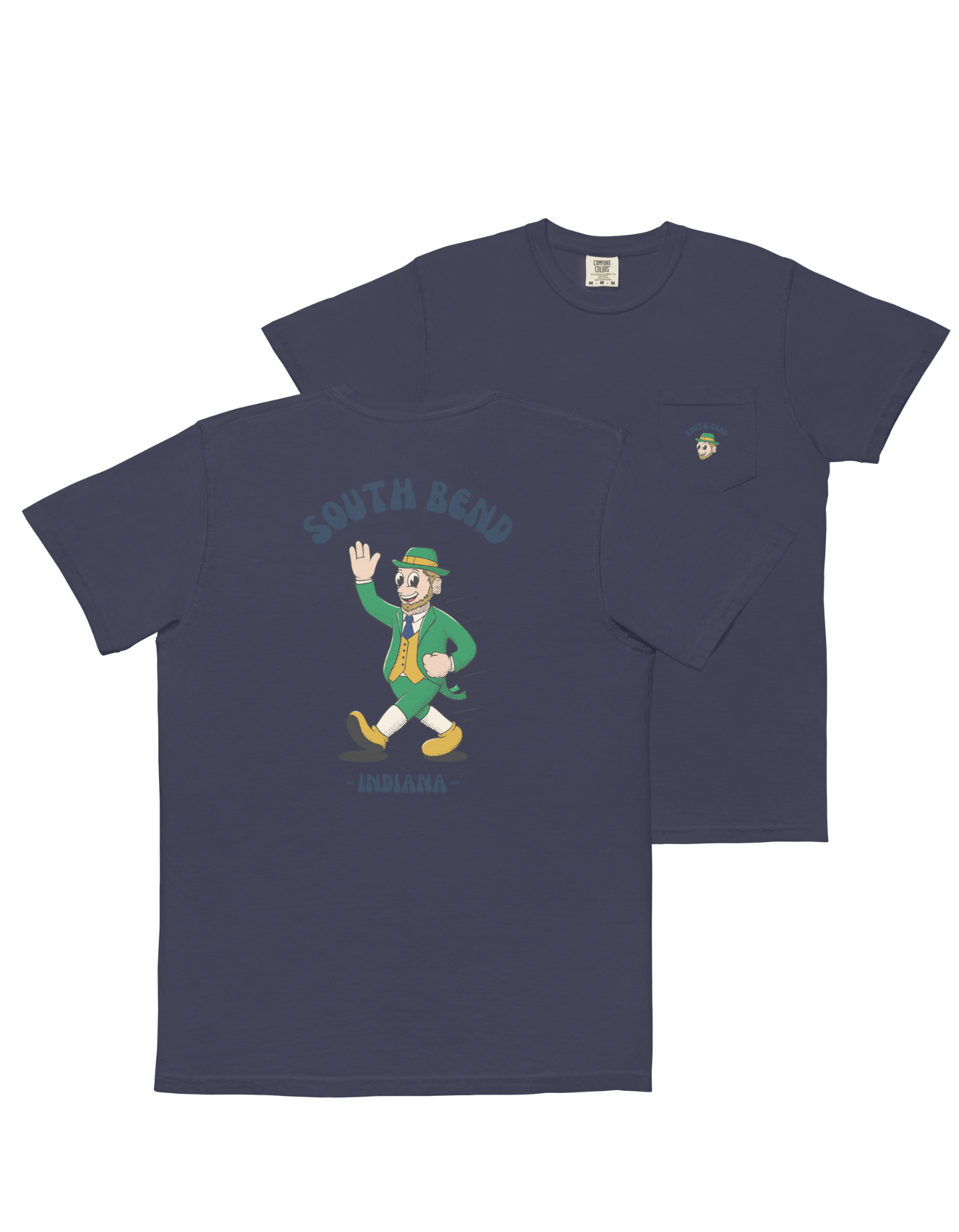 South Bend Notre Dame Fighting Irish vintage pocket t-shirt