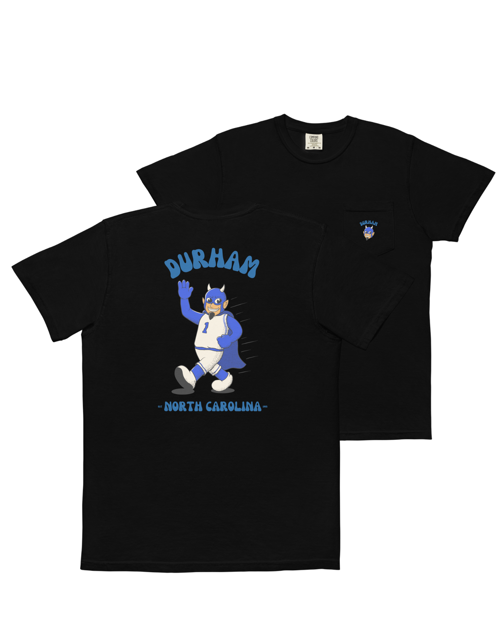 Durham Duke Blue Devils vintage pocket t-shirt