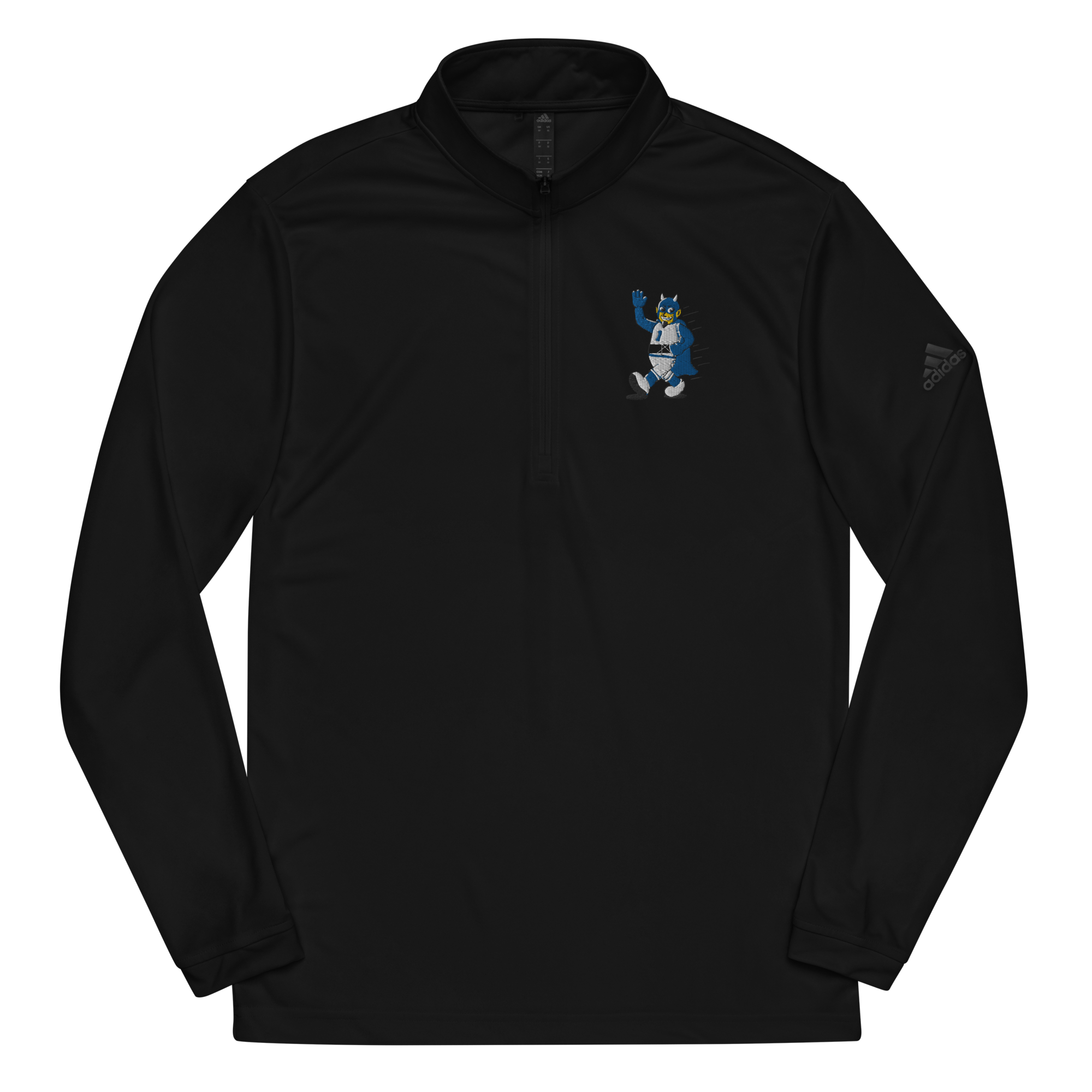 Durham Duke Blue Devils vintage quarter zip - black front
