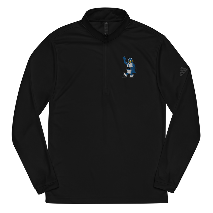 Durham Duke Blue Devils vintage quarter zip - black front