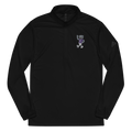 Fort Worth TCU Horned Frogs vintage quarter zip - black front