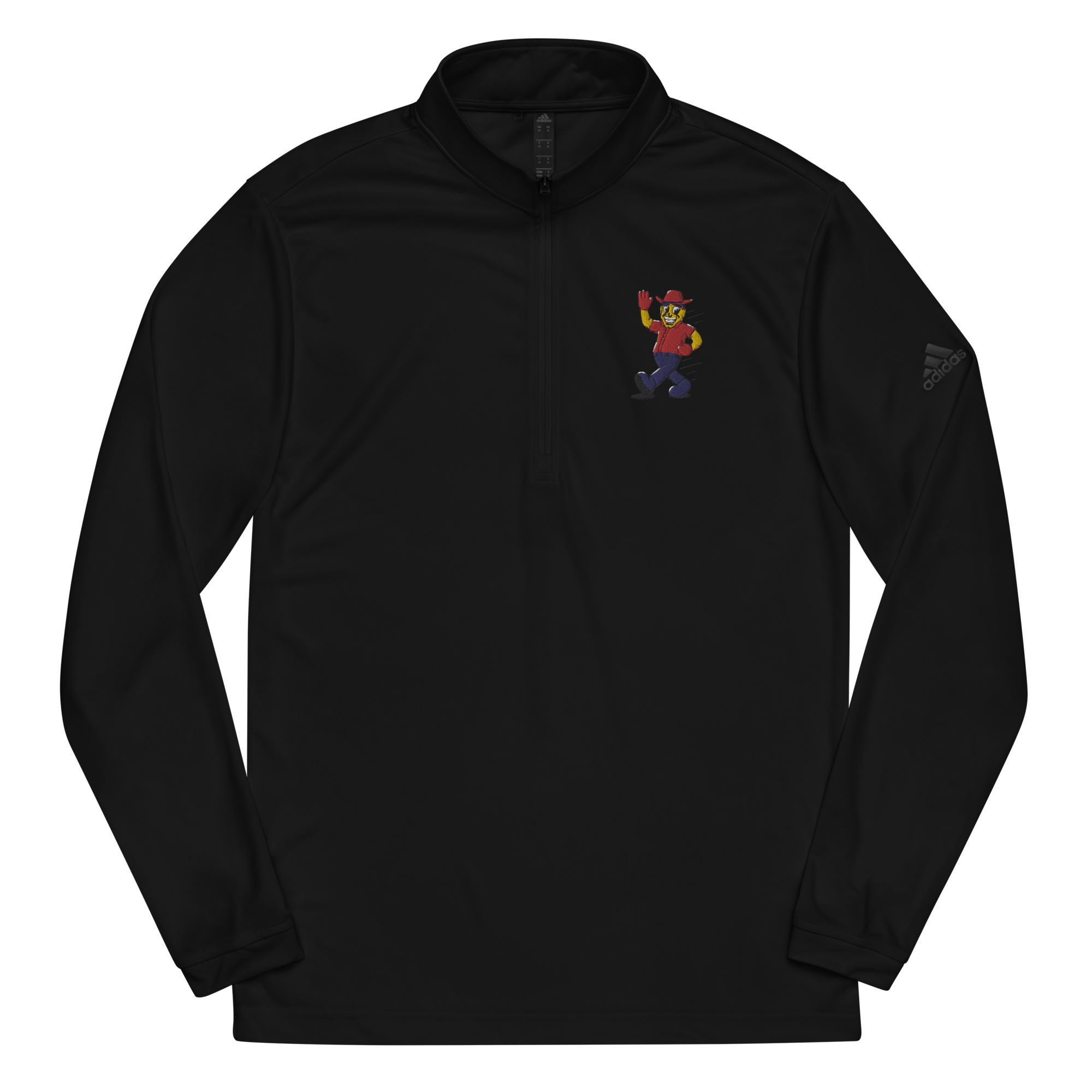 Lincoln Nebraska Cornhuskers vintage quarter zip - black front