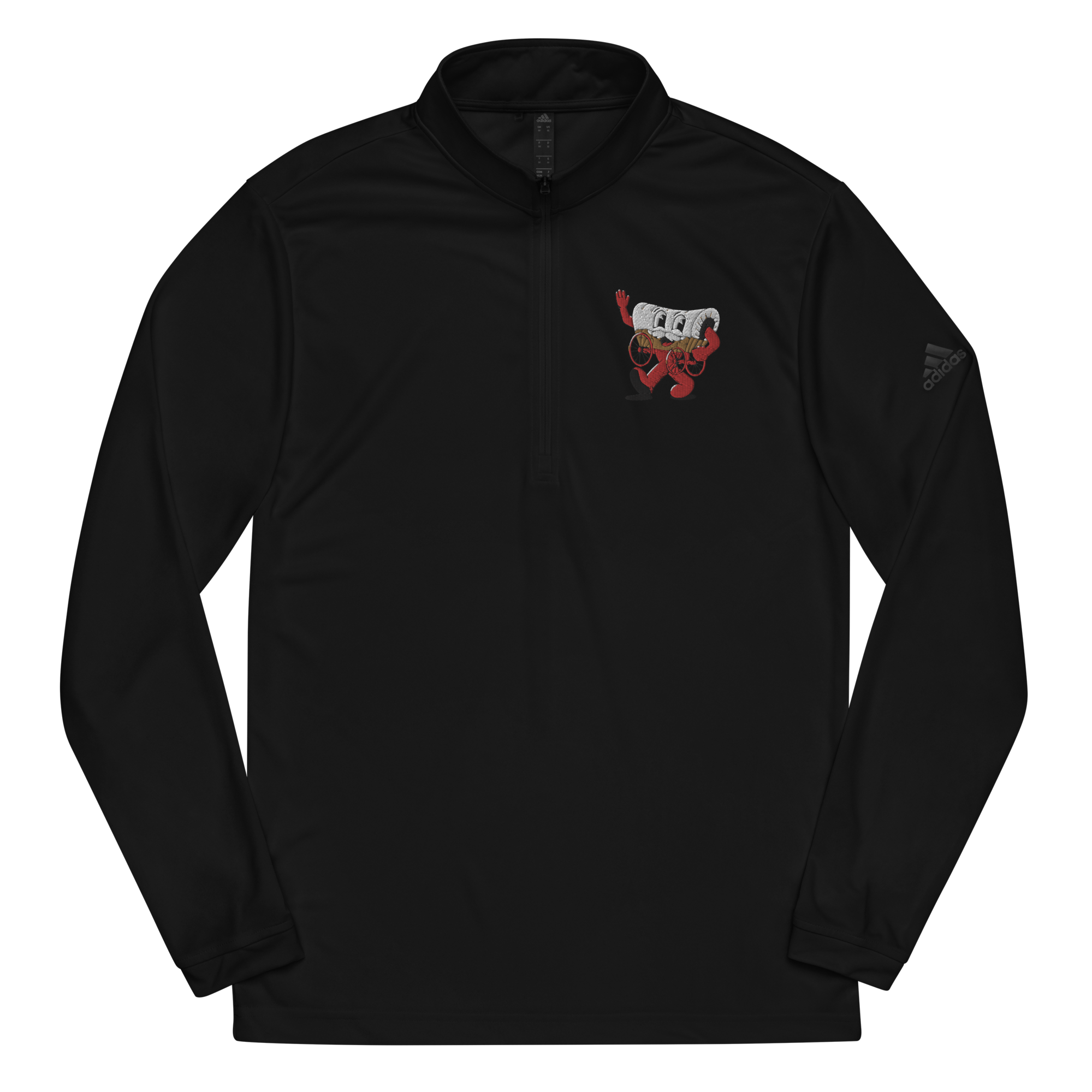 Norman Oklahoma Sooners vintage quarter zip - black front