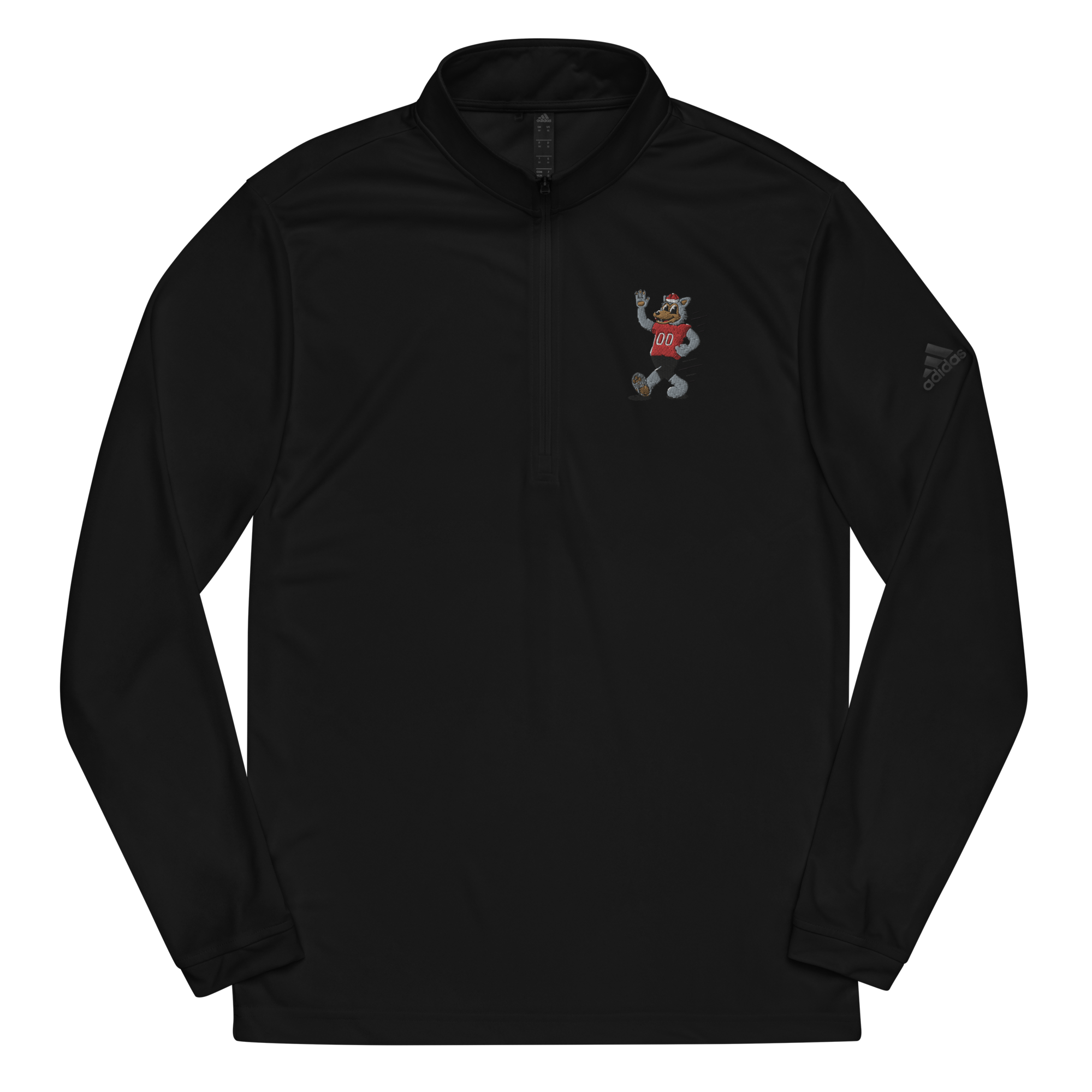 Raleigh NC State Wolfpack vintage quarter zip - black front