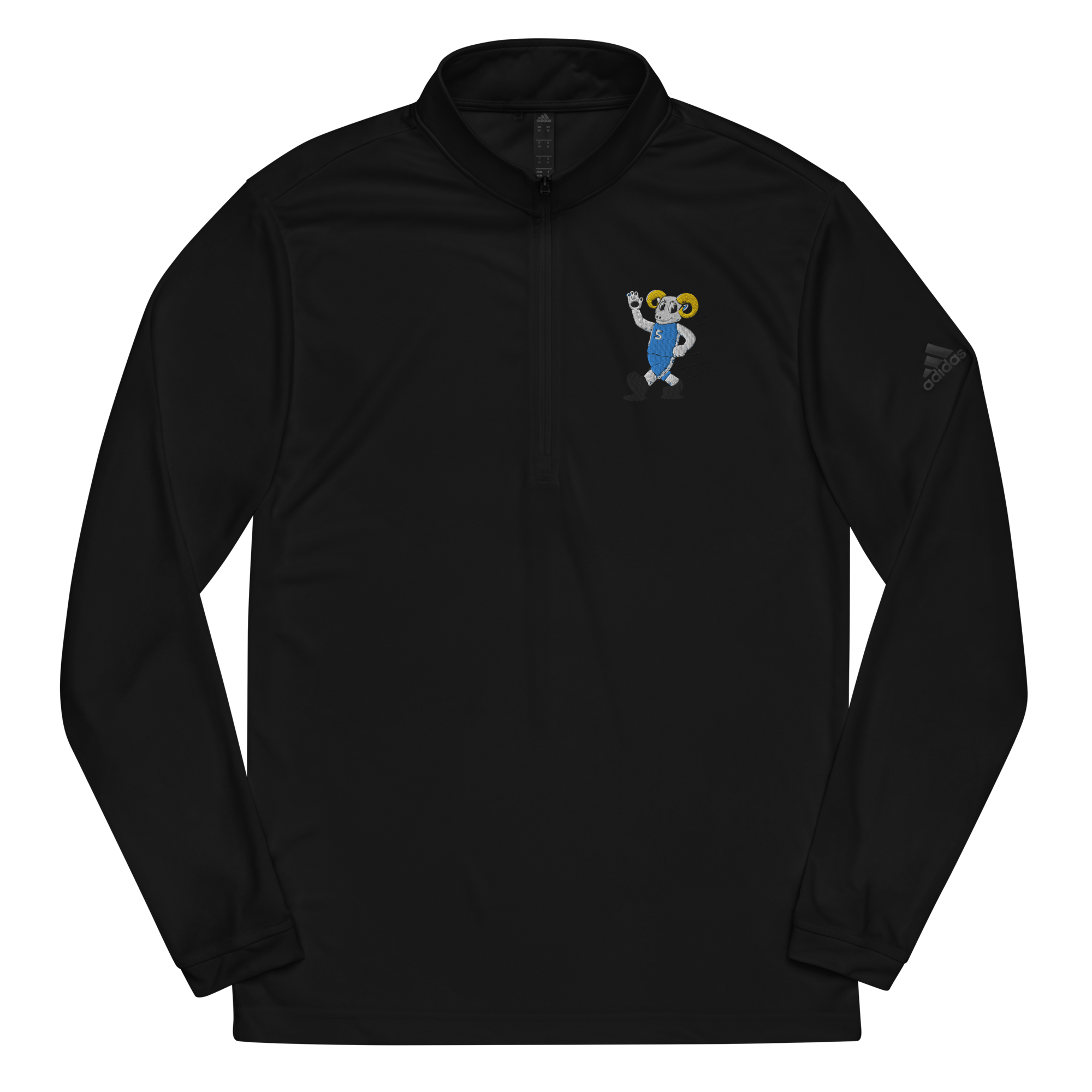 Chapel Hill North Carolina Tar Heels vintage quarter zip - black front