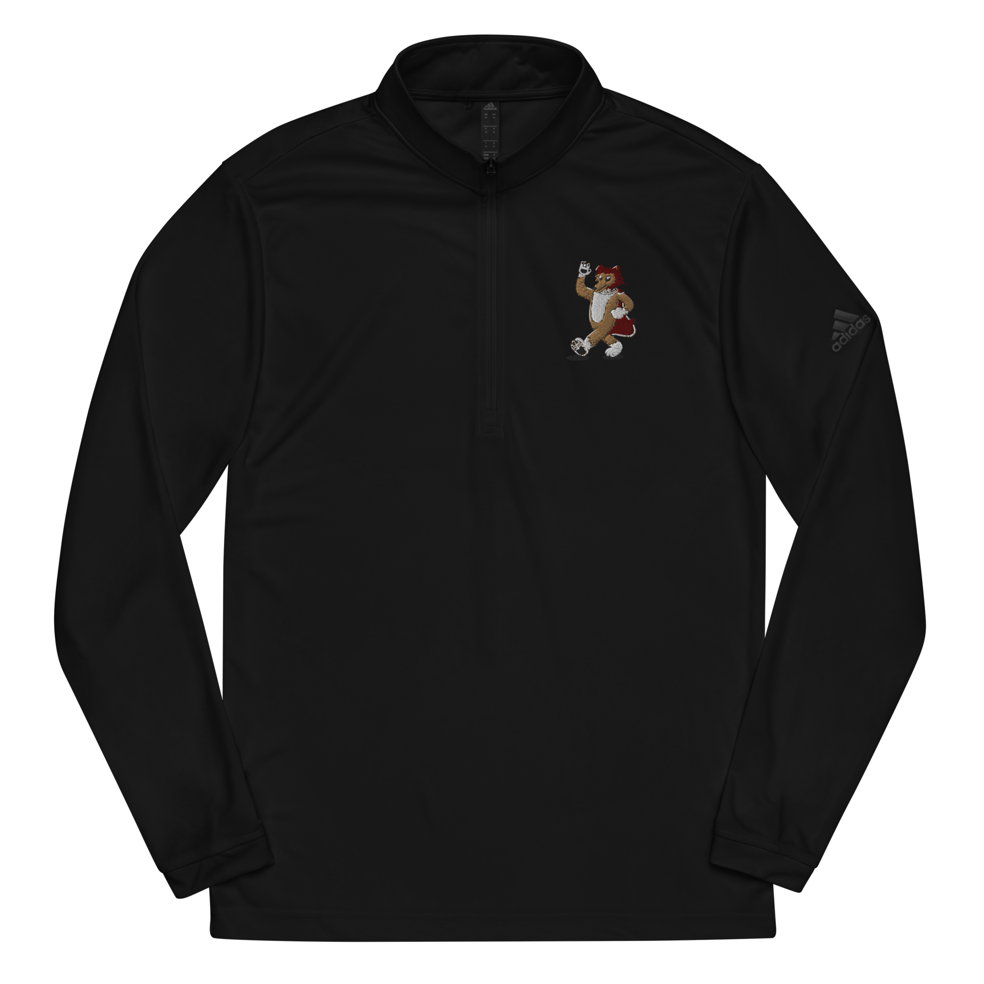 College Station Texas A&M Aggies vintage quarter zip - black front