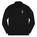 Lawrence Kansas Jayhawks vintage quarter zip - black front